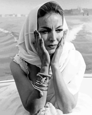 Monochrome Maria Felix Paint By Number