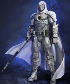 Moon Knight Character Paint By Numbers