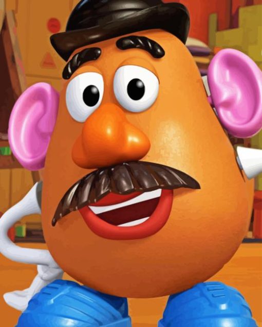 Mr Potato From Toy Story Paint By Number