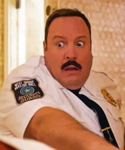 Paul Blart Movie Character Paint By Number