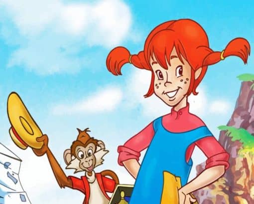 Pippi Longstocking Characters Paint By Number