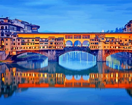 Ponte Vecchio Bridge Paint By Number