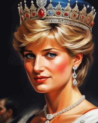 Princess Diana Paint By Numbers