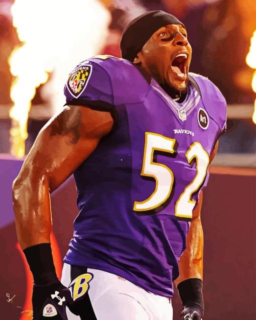 Ray Lewis Paint By Number