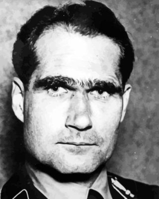 Monochrome Rudolf Hess Paint By Numbers