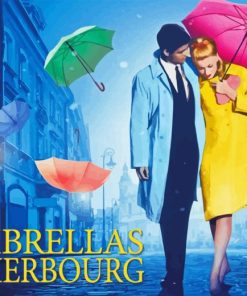 The Umbrellas Of Cherbourg Poster Paint By Number