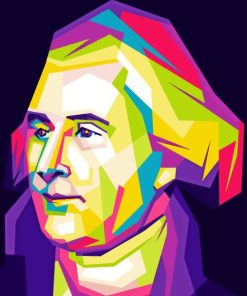 Pop Art Thomas Jefferson Paint By Numbers