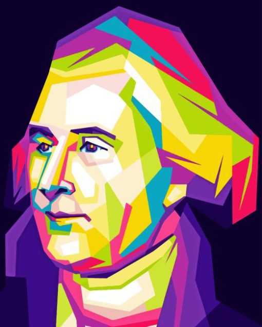 Pop Art Thomas Jefferson Paint By Numbers