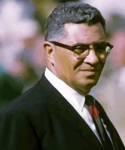 Vince Lombardi Football Coach Paint By Number