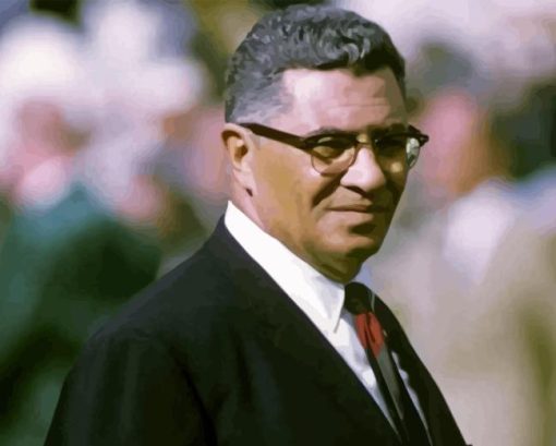 Vince Lombardi Football Coach Paint By Number