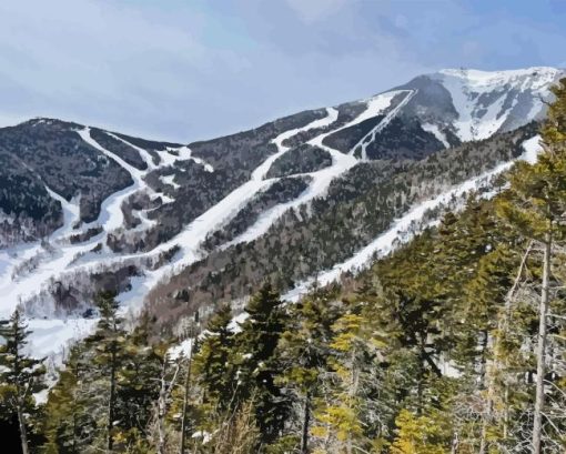 Whiteface Mountain Paint By Numbers