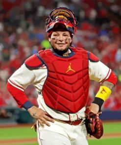 Yadier Molina Player Paint By Numbers