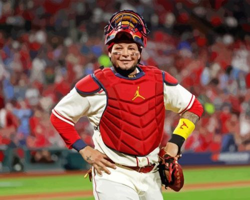 Yadier Molina Player Paint By Numbers