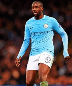 Yaya Toure Football Player Paint By Number