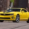 Yellow Chevrolet Camaro Paint By Number