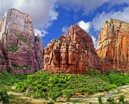 Zion National Park Paint By Number