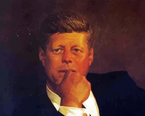 John F Kennedy Paint By Numbers