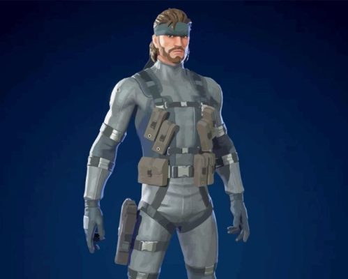 Solid Snake Paint By Number